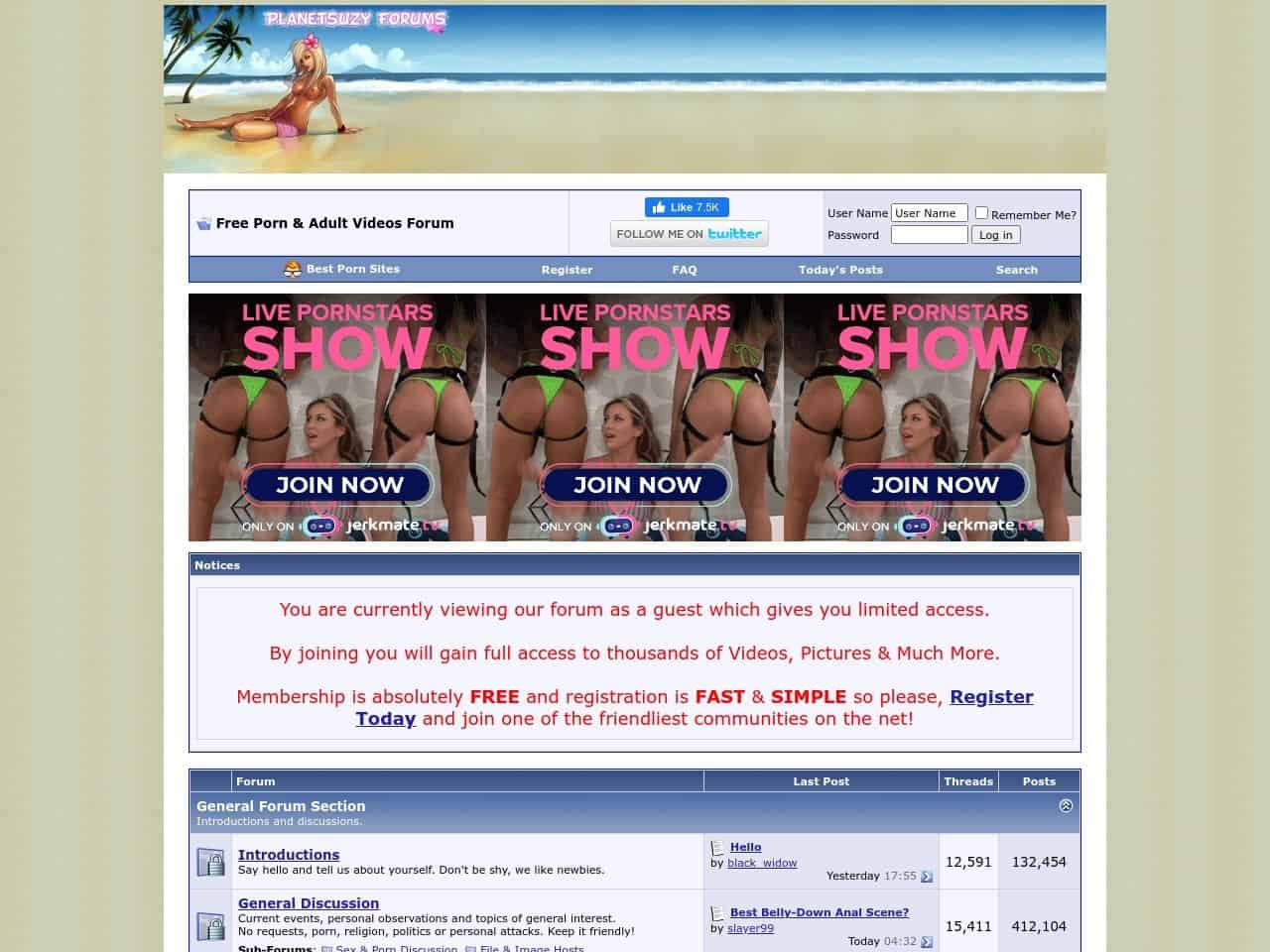 Porn forum sites