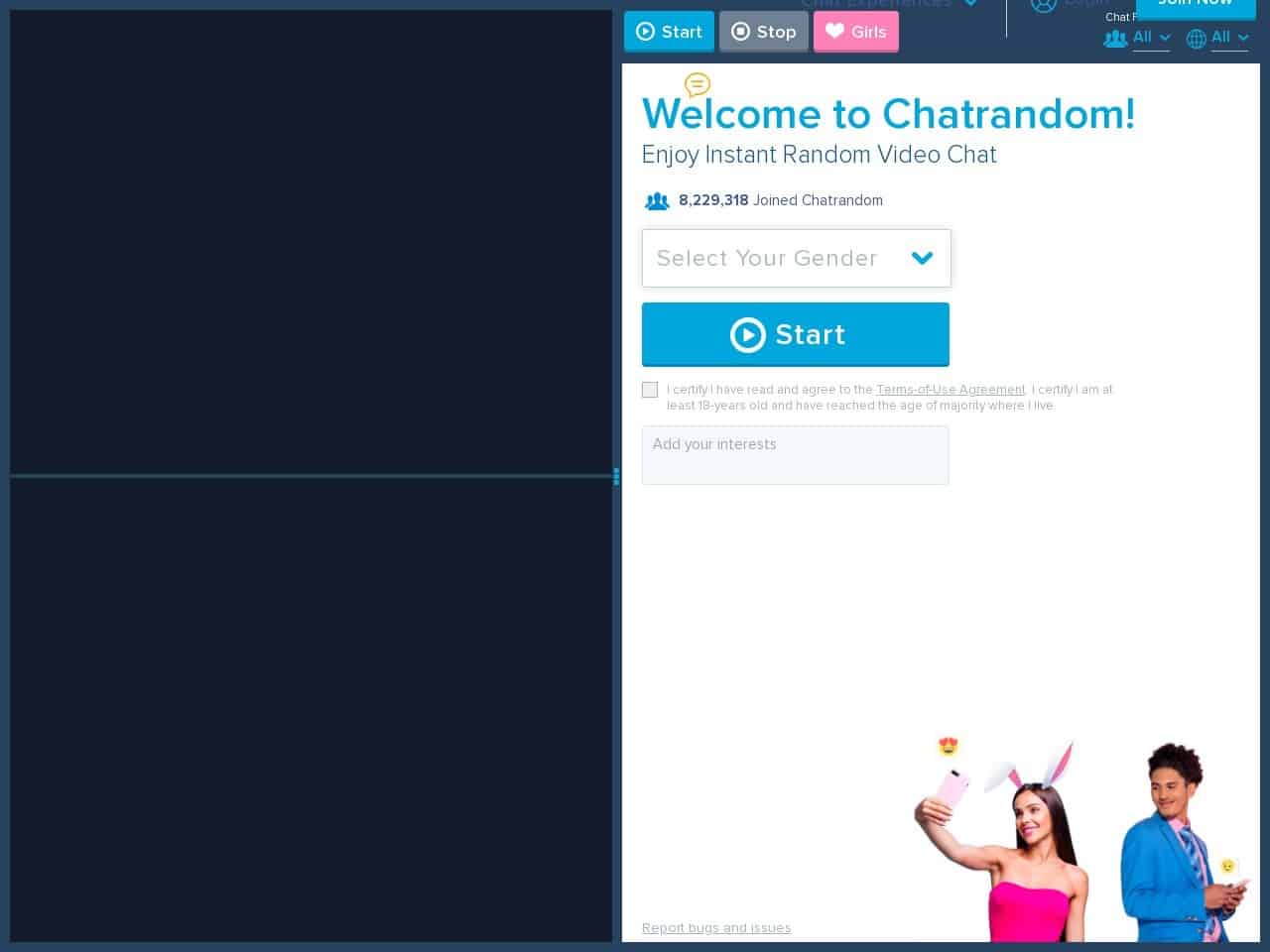 ChatRandom »مواقع دردشة جنسية مماثلة في Reach Porn