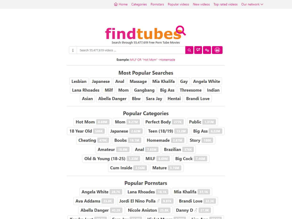 FindTubes Similar Porn Search Engines at Reach Porn